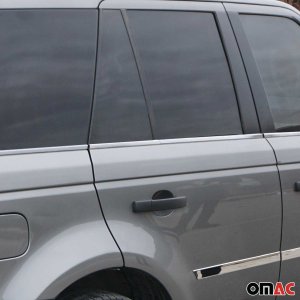 Land Rover Range Rover Sport Window Trim - Omac - S.Steel - Gloss Silver - '06-'09 Land Rover Range Rover Sport Window Trim - Omac - S.Steel - Gloss Silver - '06-'09